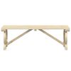 vidaXL Garden Bench Natural wood Solid fir wood 45.3 in Durable