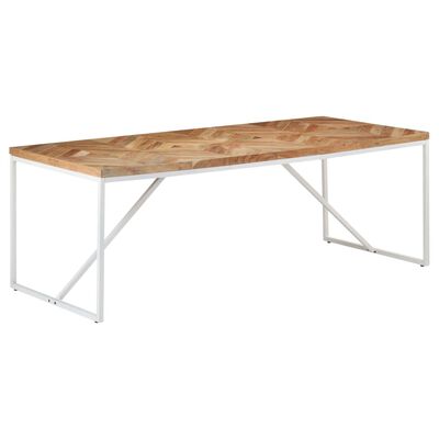 vidaXL Dining Table 78.7"x35.4"x29.9" Solid Acacia and Mango Wood