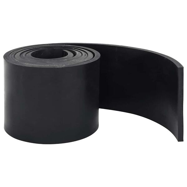 vidaXL Rubber Edge For Snow Plow Black Styrene-butadiene rubber
