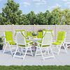 vidaXL Highback Chair Cushion Set of 6 Bright Green