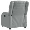 vidaXL Massage Recliner Chair Light Gray