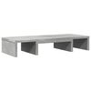 vidaXL Monitor Stand Adjustable Concrete Grey 23.6x9.4x4.1" Engineered Wood