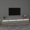 vidaXL TV Cabinet Concrete Grey Engineered Wood Large Modern TV Stand