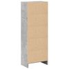 vidaXL Bookcase Concrete grey Engineered wood Medium Bookcase