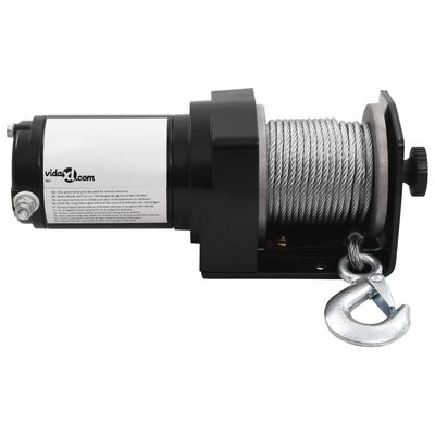 Electric Winch 3000 lb with Plate Roller Fairlead