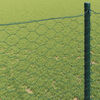vidaXL Hexagon Fence Green 0.5 x 50 m Steel