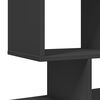 vidaXL Room Divider Bookcase Black Engineered Wood Medium