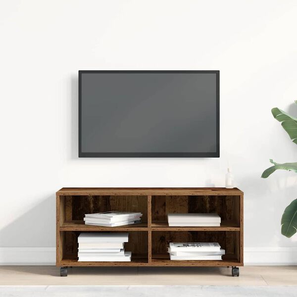 vidaXL TV Cabinet Brown 90 x 35 x 40.5 cm Engineered wood