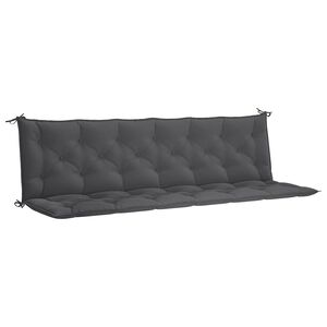 vidaXL Garden Bench Cushion Set of 2 Anthracite