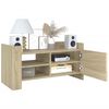 vidaXL TV Cabinet Sonoma Oak Engineered Wood Medium TV Cabinet