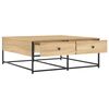 vidaXL Coffee Table Sonoma Oak Engineered wood Medium Coffee Table