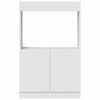 vidaXL Highboard White Engineered Wood Highboard Rectangular Modern