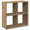 vidaXL Room Divider Bookcase Artisan oak Engineered wood