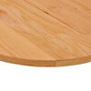 vidaXL Table Top Light brown Solid oak wood Large Durable