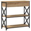vidaXL Console Table with Drawer artisan oak 75 x 28 x 75 cm