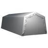 vidaXL Tent Steel Grey PE 10ft x 30ft x 7.9ft Foldable Storage Tent