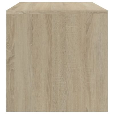 vidaXL TV Cabinet White and Sonoma Oak 47.2"x15.7"x15.7" Engineered Wood
