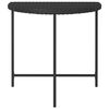 vidaXL Garden Table Black Poly rattan Medium Durable Garden Table