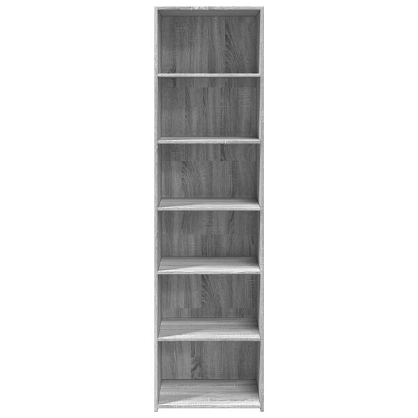 vidaXL Highboard Grey Sonoma Engineered Wood Tall Highboard