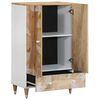 vidaXL Highboard Mango Natural with White
