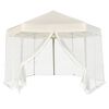 vidaXL Gazebo Cream White