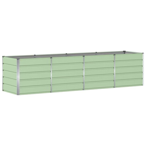 vidaXL Planter Green 240 x 80 x 75 cm Steel