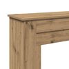 vidaXL Fireplace Surround Artisan Oak 35.4x11.8x35.4" Engineered Wood
