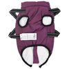 vidaXL Dog Coat Purple Polyester, Fleece M Adjustable Armrests