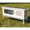Kerbl Rodent Cabin White Wood, Bitumen, Plastic 45.7x17.7x24.4 in