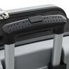 vidaXL Suitcase Folding with Lock Silver 43 x 27 x 66 cm ABS Plastic