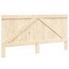 vidaXL Headboard Pine wood Solid pinewood Double Durable Headboard
