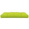 vidaXL Pallet Cushion Bright Green 47.2"x31.5"x4.7" Fabric