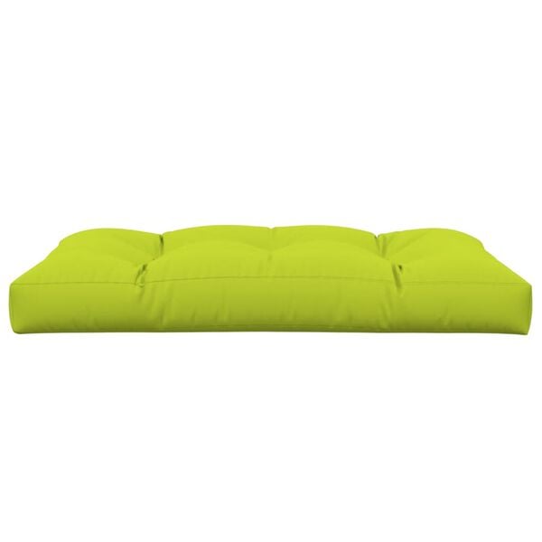 vidaXL Pallet Cushion Bright Green 47.2"x31.5"x4.7" Fabric