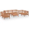 vidaXL Garden Lounge Set Honey brown Solid pinewood Large Modular