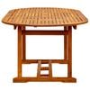 vidaXL Dining Set Brown and Cream White Solid Acacia wood, PE rattan Large
