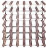 vidaXL Wine Rack for 42 Bottles Brown Solid Wood Pine