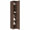 vidaXL Highboard Brown Oak 11.8"x16.7"x72.8" Engineered Wood