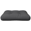vidaXL Pallet Cushion Anthracite 100% Polyester 23.6x24.2x3.9 in