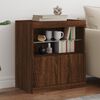 vidaXL Sideboard Brown Oak Engineered Wood Medium Sideboard