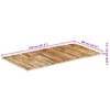 vidaXL Table Top Brown Solid mango wood 47.2 x 23.6 in Industrial