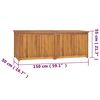 vidaXL Garden Box Teak Solid teak wood Large Garden Box Rectangular