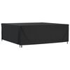 vidaXL Garden Furniture Cover Black 420D Oxford fabric with PU coating