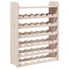 vidaXL Wine Rack with Top Board 26.6x9.8x34.3" Solid Wood Pine