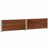 vidaXL Pallet Collars 2 pcs Brown 39.4x39.4" Solid Wood Pine