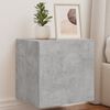 vidaXL TV Wall Cabinet Concrete gray Engineered wood Small