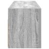 vidaXL Bathroom Wall Cabinet Gray Sonoma Engineered wood Medium