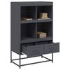vidaXL Highboard Anthracite Cold-rolled steel 27.0 in x 15.4 in x 43.9 in