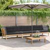 vidaXL Pallet Sofa Set Anthracite Solid acacia wood Modular