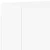 vidaXL TV Wall Cabinet Set of 2 White Engineered Wood Medium