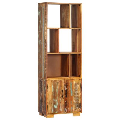 vidaXL Bookshelf 23.6"x13.8"x70.9" Solid Reclaimed Wood
